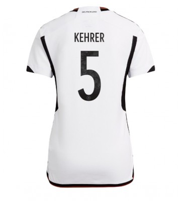 Niemcy Thilo Kehrer #5 Koszulka Podstawowych Kobiety MŚ 2022 Krótki Rękaw